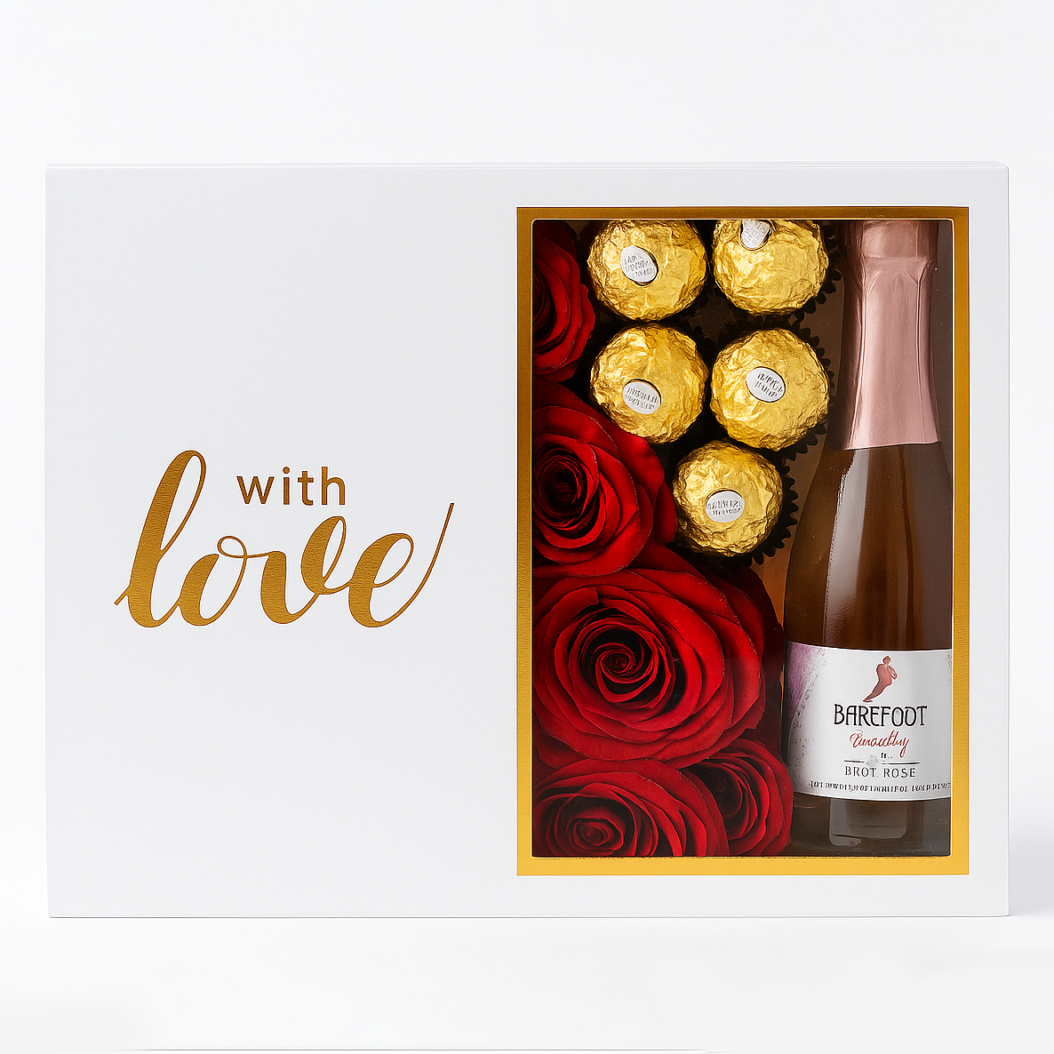 Luna – Rose, Chocolate & Rosé Gift Set