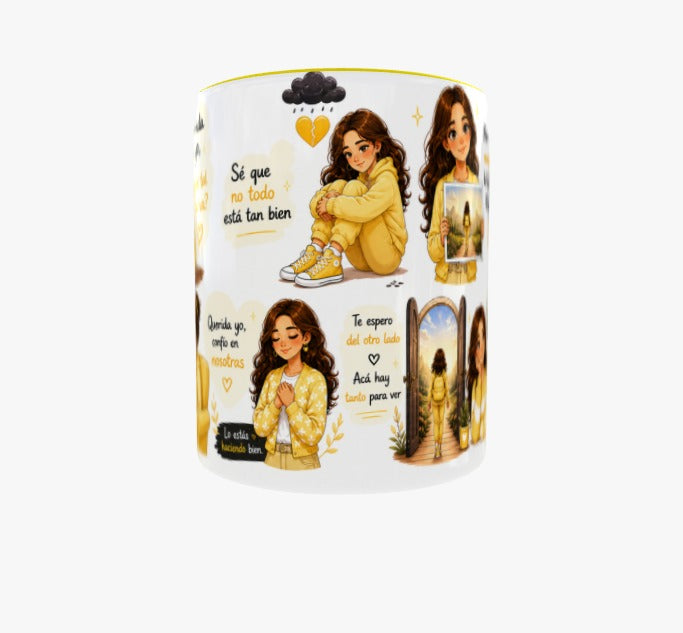 Emotional Quote Ceramic Mug – 3 Inspirational Designs