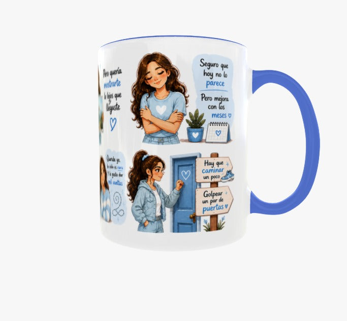 Emotional Quote Ceramic Mug – 3 Inspirational Designs